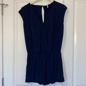 BCBG Blue Romper